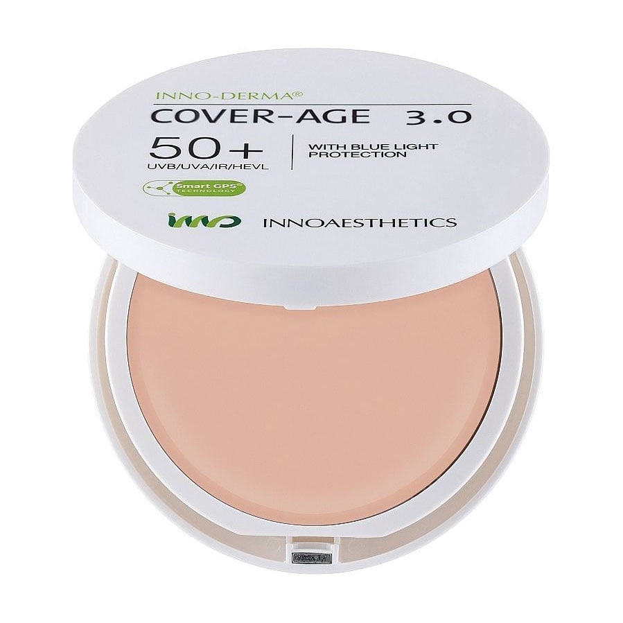 Крем-пудра для обличчя Innoaesthetics Inno-Derma Cover-Age 3.0, SPF 50+, Light, 12 г
